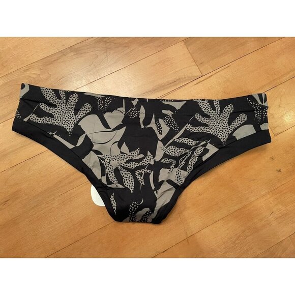Prana Womens XL Hipster Swim Bikini Bottom Upswell Seaside‎ $65 Swimsuit Black - Picture 2 of 7